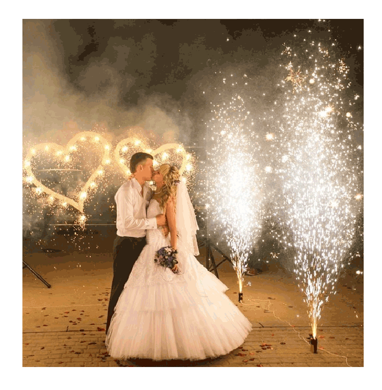 Организация пиротехнического шоу на свадьбу  Знаменка | znamenka.salutsklad.ru