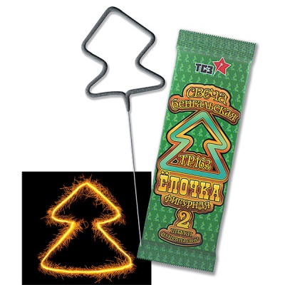 Елочка Бенгальские огни фигурные купить в Знаменке | znamenka.salutsklad.ru