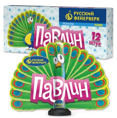 Павлин F Пиротехнический фонтан купить в Знаменке | znamenka.salutsklad.ru