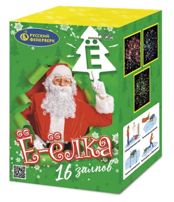 Ё-Ёлка Батарея салютов купить в Знаменке | znamenka.salutsklad.ru
