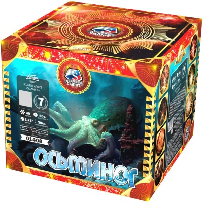Осьминог Батарея салютов купить в Знаменке | znamenka.salutsklad.ru