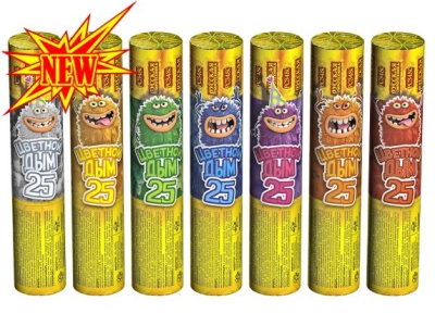 Цветной дым 25 Цветной дым купить в Знаменке | znamenka.salutsklad.ru